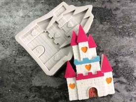 Molde silicona castillo